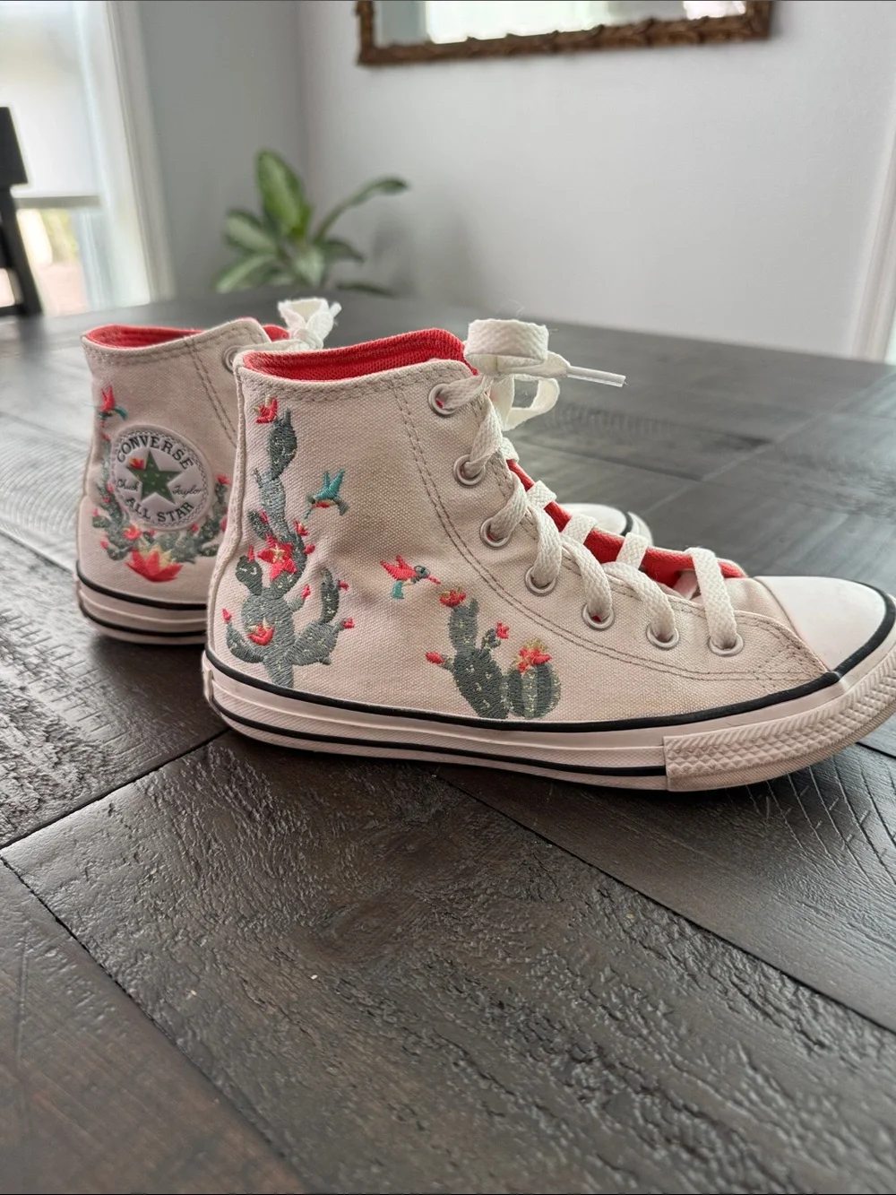 Converse Chuck Taylor All Star High Succulent Embroidery